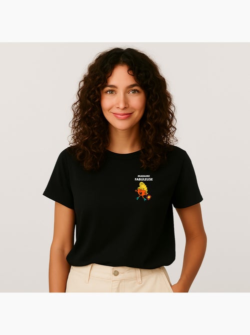 T-shirt Femme - MADAME FABULEUSE CŒUR - Kiabi