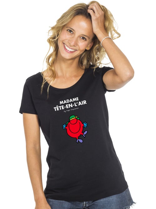 T-shirt Femme - MADAME TÊTE EN L'AIR - Kiabi