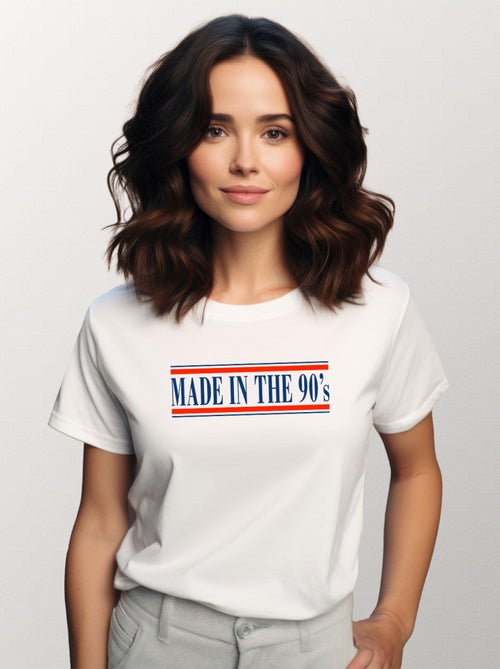 T-shirt Femme - MADE IN THE 90S - Kiabi