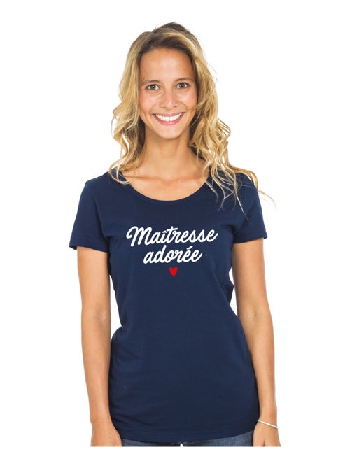 T-shirt Femme - MAÎTRESSE ADORÉE - Kiabi