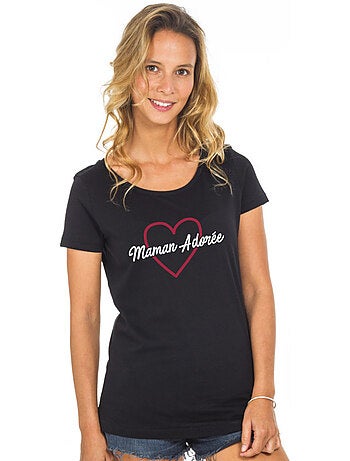 T-shirt Femme - MAMAN ADORÉE 2 WAF