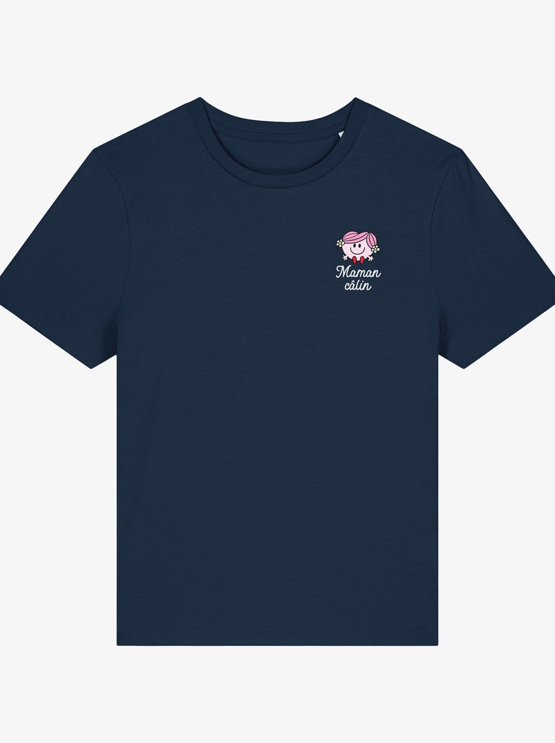 T-shirt Femme - MAMAN CALIN COEUR Bleu marine - Kiabi