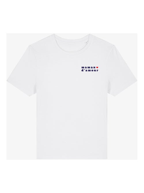 T-shirt Femme - MAMAN D AMOUR 2 COEUR - Kiabi