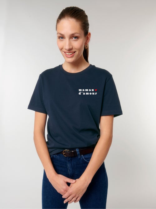 T-shirt Femme - MAMAN D AMOUR 2 COEUR - Kiabi