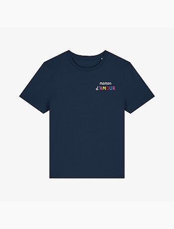 T-shirt Femme - MAMAN D'AMOUR COLORÉE CŒUR
