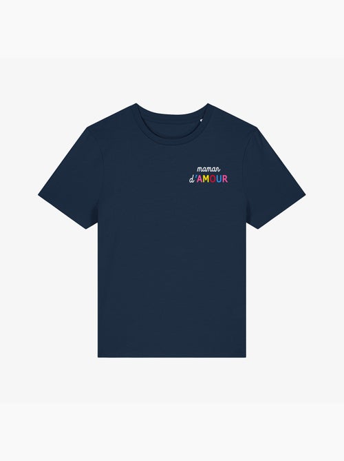T-shirt Femme - MAMAN D'AMOUR COLORÉE CŒUR - Kiabi