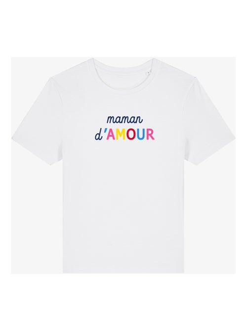 T-shirt Femme - MAMAN D'AMOUR COLORÉE WAF - Kiabi