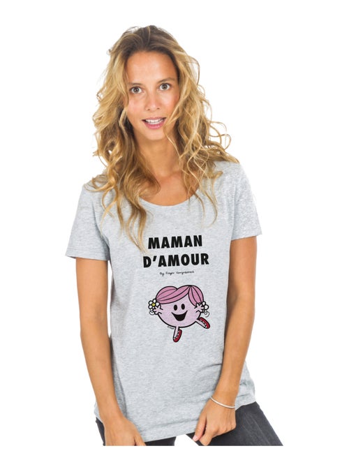 T-shirt Femme - MAMAN D'AMOUR - Kiabi