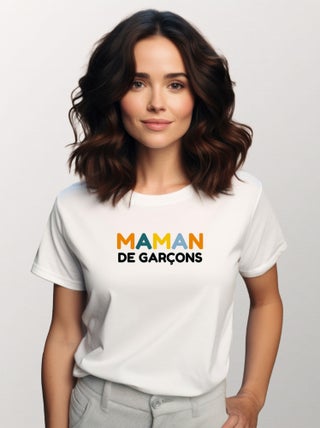 T-shirt Femme - MAMAN DE GARÇONS