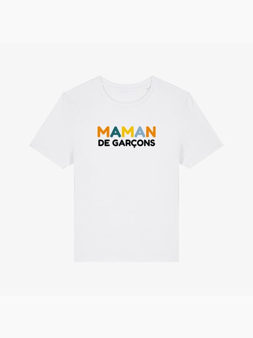 T-shirt Femme - MAMAN DE GARÇONS - Kiabi