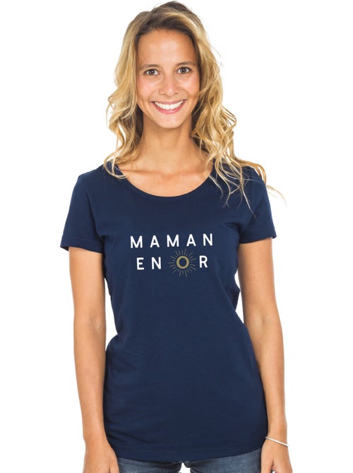 T-shirt Femme - MAMAN EN OR 2 WAF - Kiabi