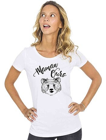 T-shirt Femme - MAMAN OURS