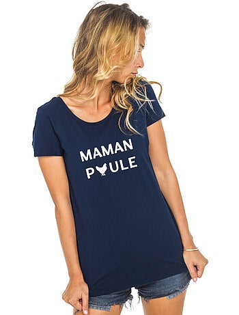 T-shirt Femme - MAMAN POULE 2 WAF
