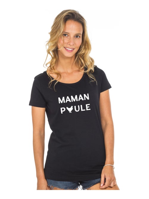 T-shirt Femme - MAMAN POULE 2 WAF - Kiabi