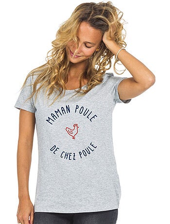 T-shirt Femme - MAMAN POULE DE CHEZ POULE 2 MPT