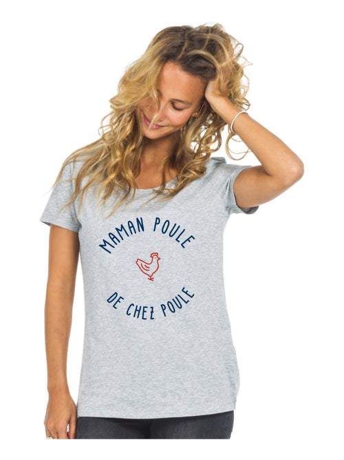 T-shirt Femme - MAMAN POULE DE CHEZ POULE 2 MPT - Kiabi