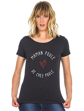 T-shirt Femme - MAMAN POULE DE CHEZ POULE 2 MPT
