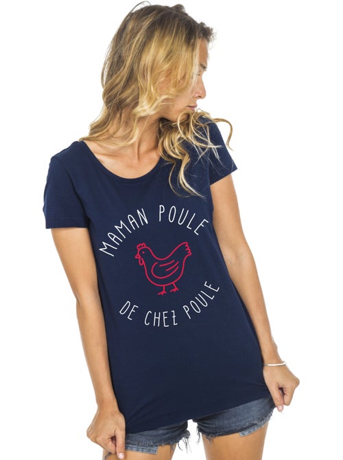 T-shirt Femme - MAMAN POULE DE CHEZ POULE - Kiabi