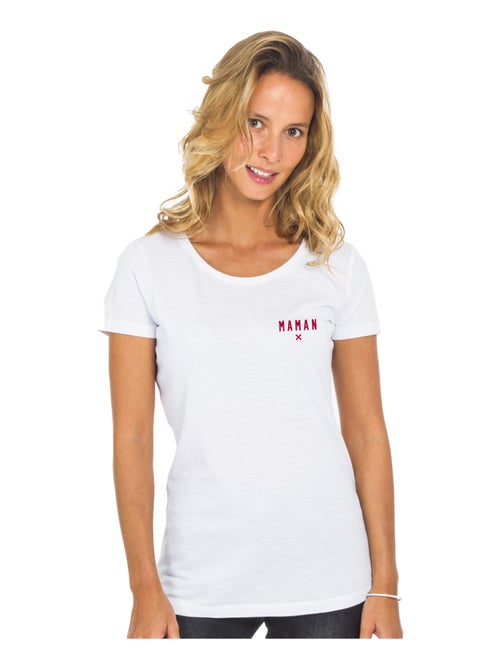 T-shirt Femme - MAMAN X CŒUR 2 WAF - Kiabi
