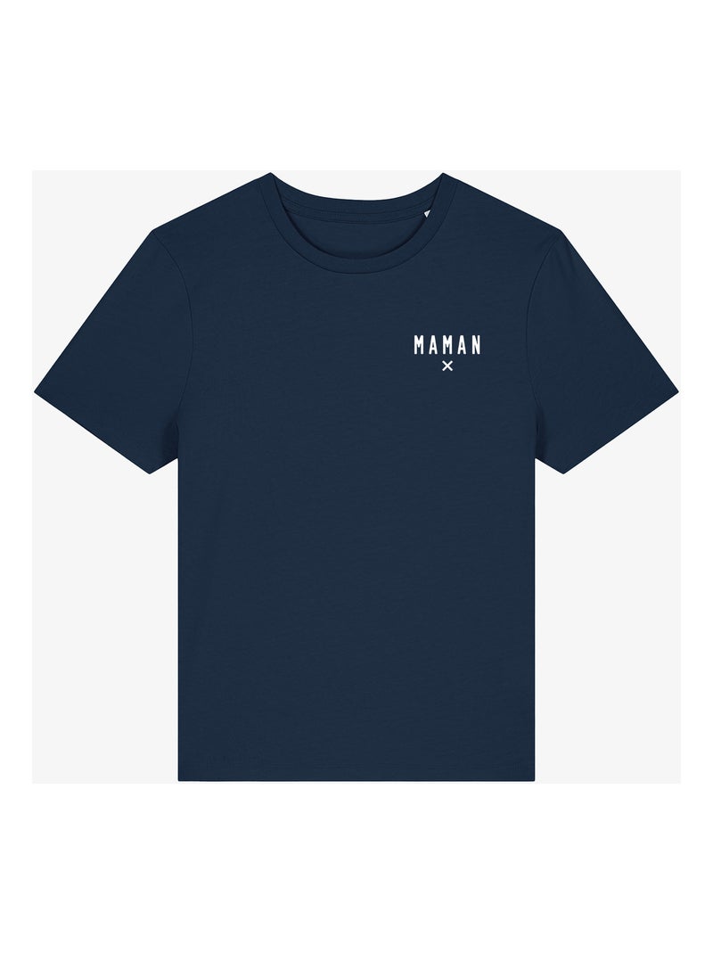 T-shirt Femme - MAMAN X CŒUR 2 WAF Bleu marine - Kiabi