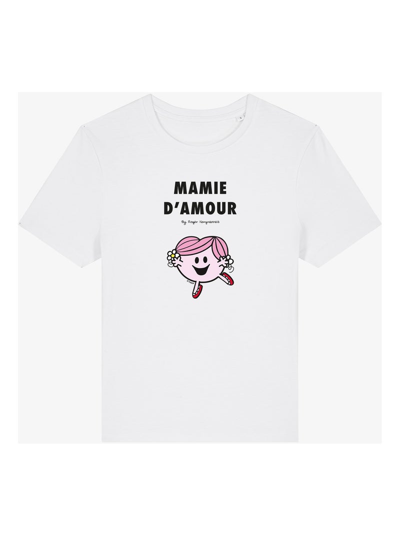 T-shirt Femme - MAMIE D'AMOUR Blanc - Kiabi