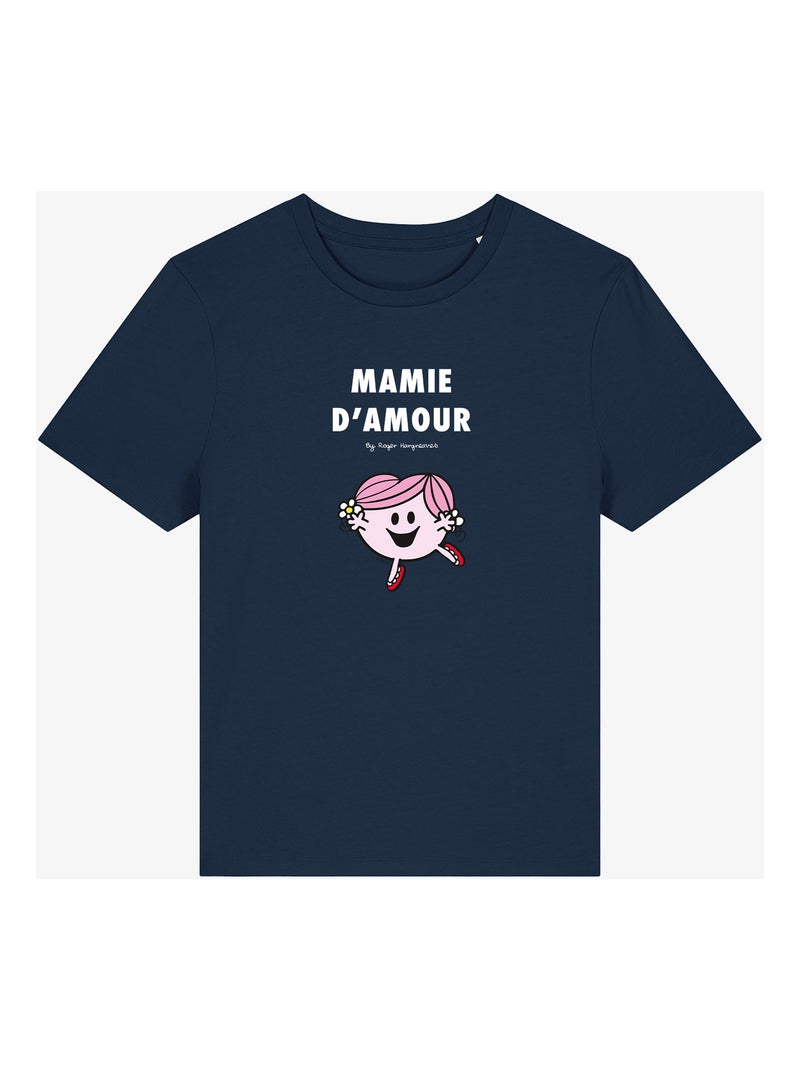 T-shirt Femme - MAMIE D'AMOUR Bleu marine - Kiabi