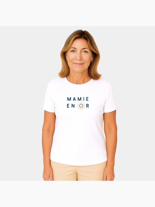 T-shirt Femme - MAMIE EN OR 2 WAF - Kiabi