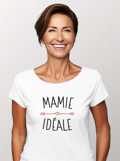 T-shirt Femme - MAMIE IDÉALE - Kiabi
