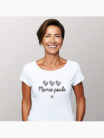 T-shirt Femme - MAMIE POULE