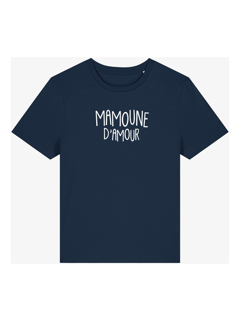 T-shirt Femme - MAMOUNE D'AMOUR Bleu marine - Kiabi