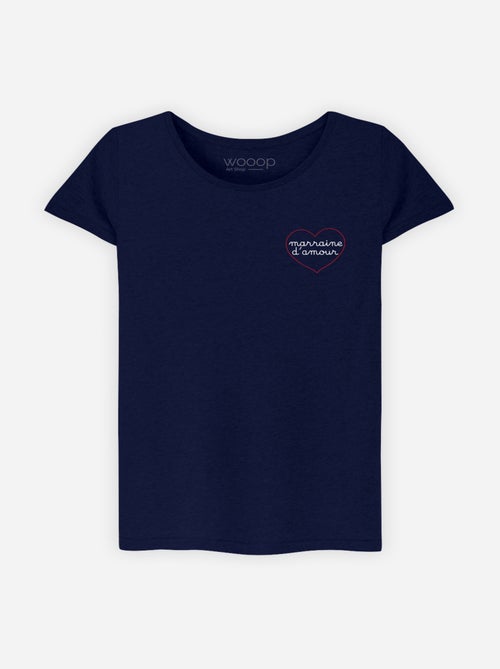 T-shirt Femme - MARRAINE D'AMOUR - COEUR - Kiabi