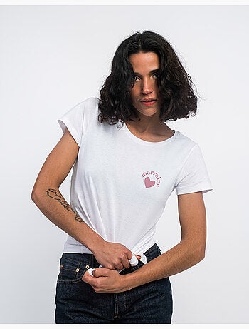 T-shirt Femme - MARRAINE D'AMOUR CŒUR