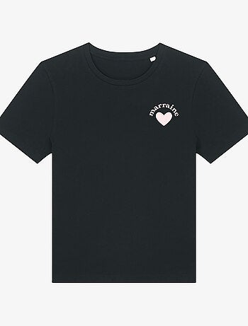 T-shirt Femme - MARRAINE D'AMOUR CŒUR