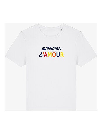 T-shirt femme - marraine d'amour colorée waf