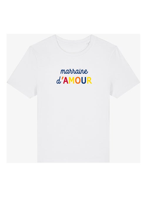 T-shirt Femme - MARRAINE D'AMOUR COLORÉE WAF - Kiabi