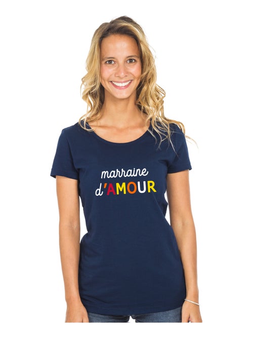 T-shirt Femme - MARRAINE D'AMOUR COLORÉE WAF - Kiabi