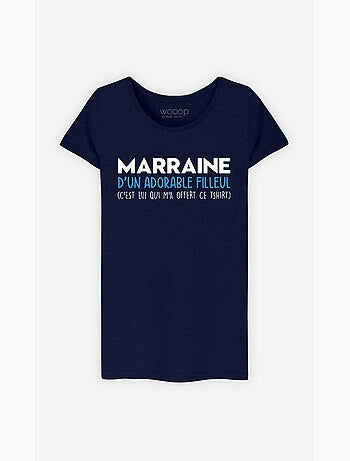 T-shirt Femme - MARRAINE D'UN ADORABLE FILLEUL