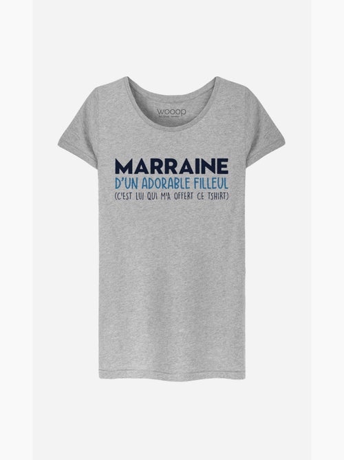 T-shirt Femme - MARRAINE D'UN ADORABLE FILLEUL - Kiabi