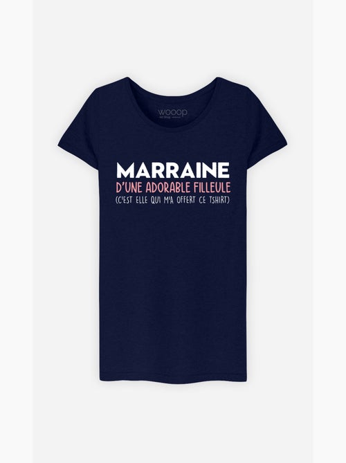 T-shirt Femme - MARRAINE D'UNE ADORABLE FILLEULE - Kiabi