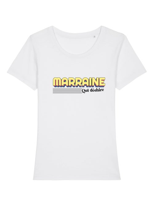 T-shirt Femme - MARRAINE QUI DÉCHIRE 3 - Kiabi