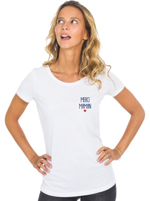T-shirt Femme - MERCI MAMAN MPT - Kiabi