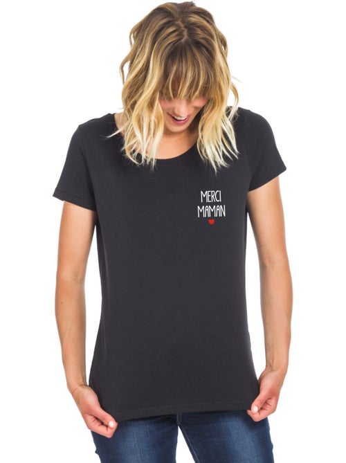 T-shirt Femme - MERCI MAMAN MPT - Kiabi