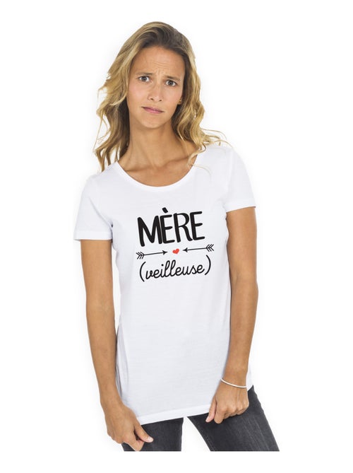 T-shirt Femme - MÈRE (VEILLEUSE) - Kiabi