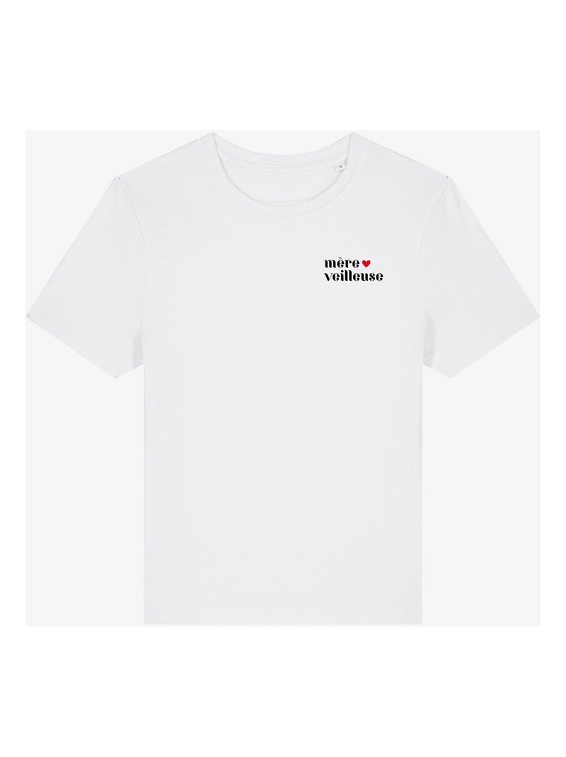 T-shirt Femme - MERE VEILLEUSE COEUR 2 Blanc - Kiabi