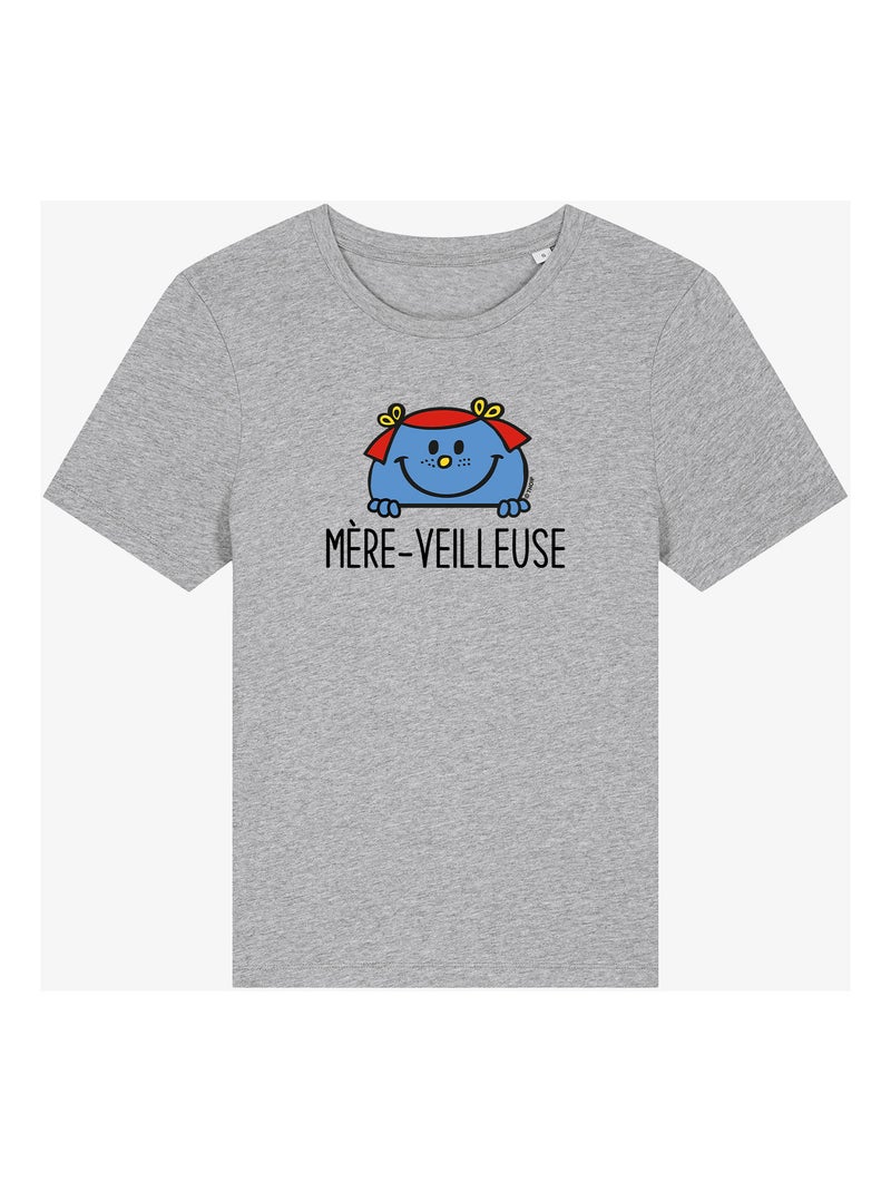 T-shirt Femme - MERE VEILLEUSE Gris chiné - Kiabi