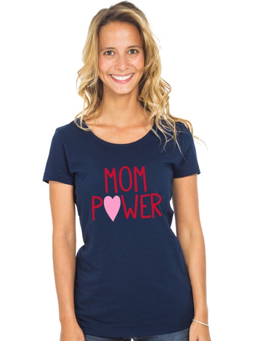 T-shirt Femme - MOM POWER MPT - Kiabi