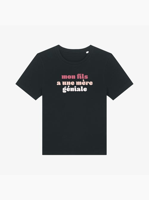 T-shirt Femme - MON FILS A UNE MÈRE GÉNIALE - Kiabi