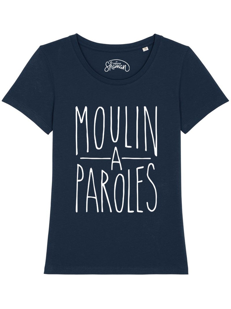 T-shirt Femme - MOULIN A PAROLES Bleu marine - Kiabi