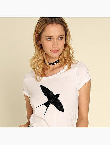 T-shirt femme - night swallow