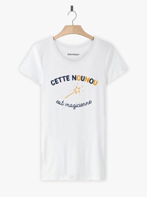 T-shirt Femme - NOUNOU MAGICIENNE - Kiabi